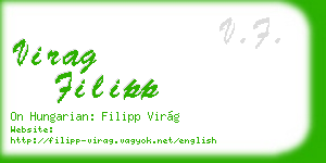 virag filipp business card